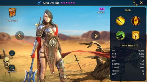 Aina Ba Eam Raid Shadow Legends Skill Mastery Equip