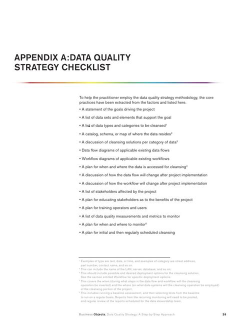 data quality strategy  step  step approach