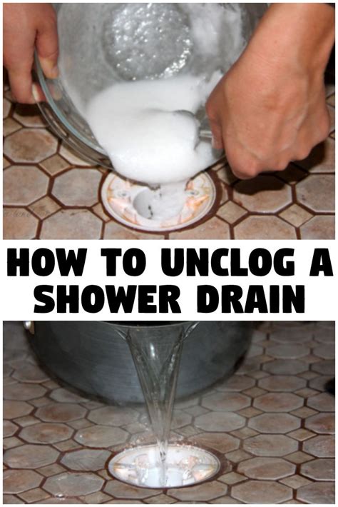 unclog  shower drain shower drain declog shower drain