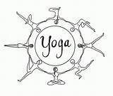 Coloring Yoga Pages Gif Popular Kid sketch template