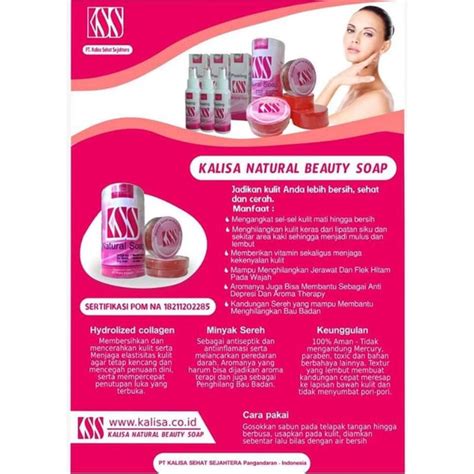 jual paket member pt kss 1 box kss beauty soap isi 5 bar 50 gram plus