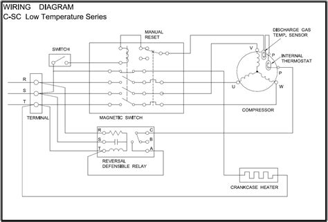 single phase compressor wiring diagram