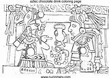 Coloring Pages Mexican Folk Aztec Aztecs Popular Choose Board Coloringhome sketch template