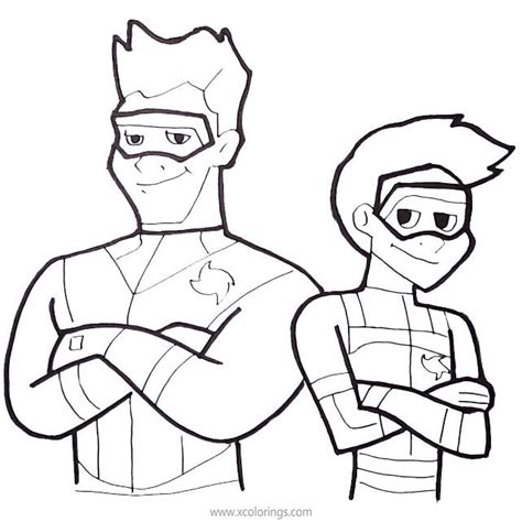 henry danger printable coloring pages
