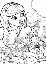 Thumbelina Barbie Coloring Pages Print sketch template