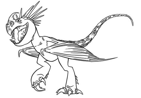 astrid dragon pet nadder    train  dragon coloring pages