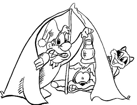 camping coloring pages  childrens printable