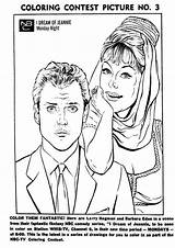 Jeannie Dream Coloring Nbc 1966 Pages Color Drawings Contest Tv Barbara Eden Dolls Paper Drawing Comedy Larry Hagman Series Choose sketch template