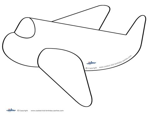 printable airplane template  printable