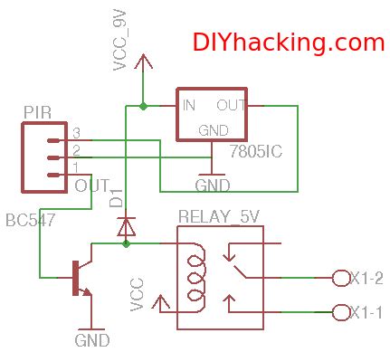 pir motion sensor tutorial automate  home diy hacking