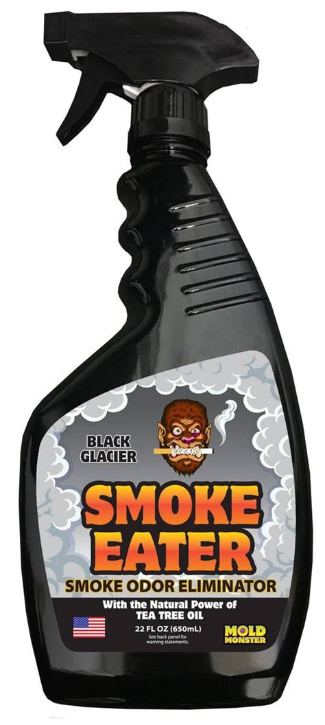 smoke eater smoke odor remover 22 oz black glacier