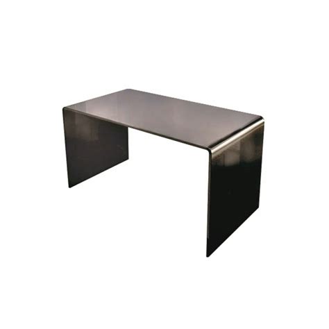 Long Smoked Glass Coffee Table Modern Stylish Retro And Contemporary