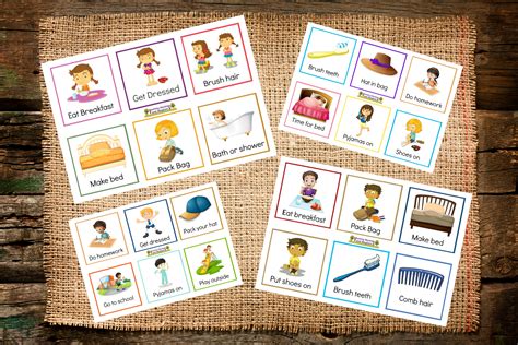 daily routine cards  lifelong learners routine vrogueco