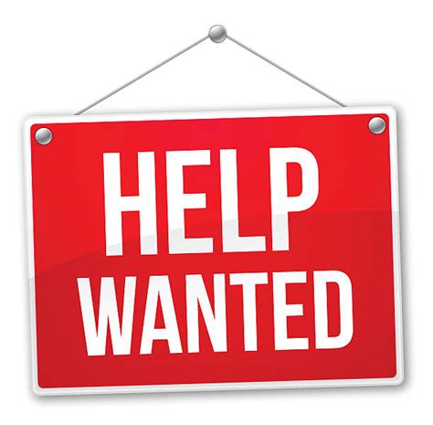 Help Wanted Sign Clip Art Vector Images And Illustrations Istock