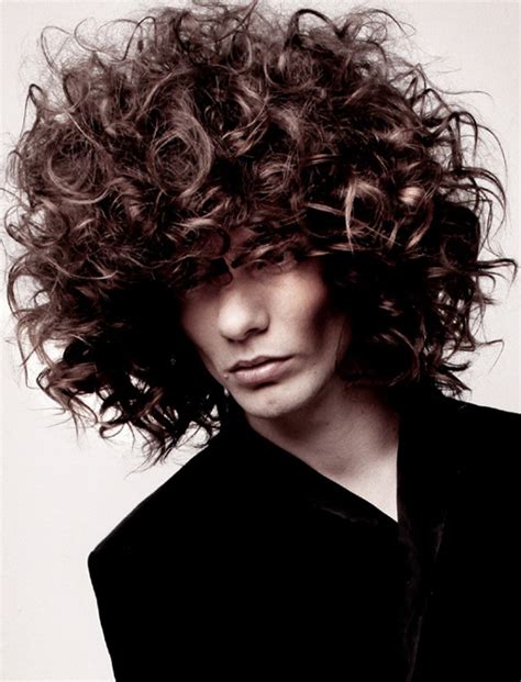 pictures hairstyles for men with curly hair men s long curly hair