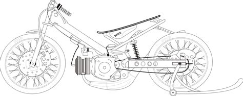 kumpulan contoh gambar sketsa motor drag ninja rr informasi