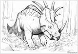 Styracosaurus Dinosaur Coloring Pages Online Color Coloringpagesonly sketch template