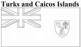 Caicos Turks Coloring 31kb 376px sketch template