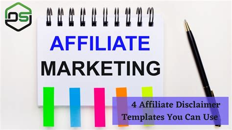 Best 4 Affiliate Disclaimer Templates You Can Use