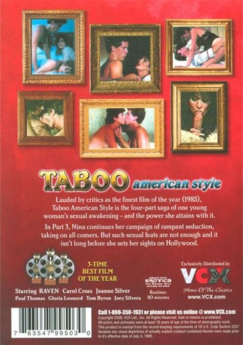 Taboo American Style 3 2008 Adult Dvd Empire