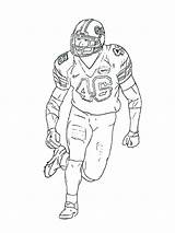 Coloring Pages Football Notre Dame Soccer Player Color Getcolorings Getdrawings sketch template