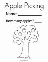 Coloring Apple Picking Apples Grow Trees Built California Usa Twistynoodle sketch template