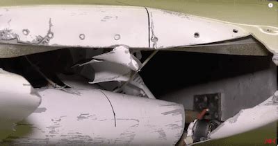 video     drone hits  airplane wing