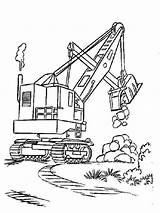 Construction Coloring Pages Vehicles Printable sketch template
