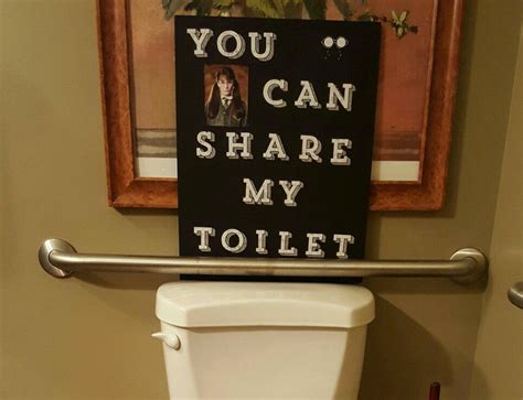 Moaning Myrtle Bathroom Sign Harry Potter Party