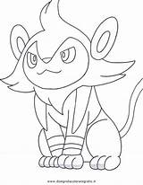 Luxio Coloring Pages Pokemon Template sketch template