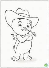Backyardigans Coloring Pages Pablo Print Dinokids Tasha Color Sticky Library Clipart Popular Getcolorings Coloringhome Close Printable sketch template