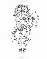 Coloring Pages Girls Book Visit Eyed Whimsical Sunshine Lacy Boo Volume Big sketch template