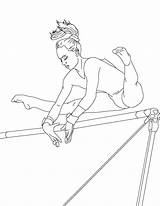 Gymnastics Coloring Pages Bars Gymnastic Gym Printable Print Gymnast Bar Girl Kids Drawing Color Bestcoloringpagesforkids Getdrawings Colouring Sheets Girls Barbie sketch template