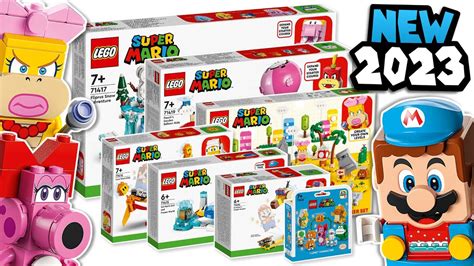 lego super mario  sets officially revealed brick finds flips