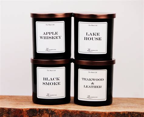 mens candle collection mens candle set   etsy