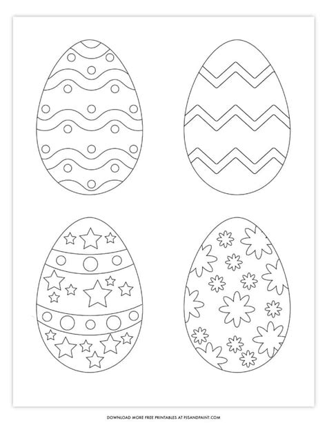 printable easter egg coloring pages easter egg template easter