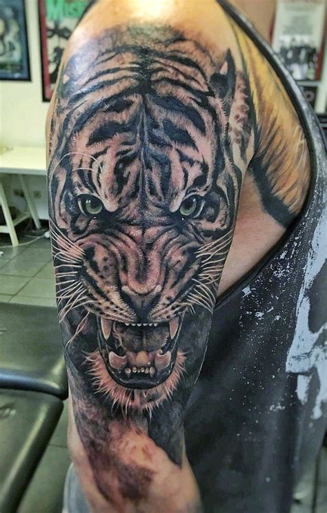 Pin By Swathy Sasidharan On Realistic Tattoos Tiger Tattoo Tiger