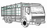 Carrier Truck Coloring Tubes sketch template