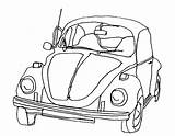 Coloring Pages Volkswagen Drawing Beetle Car Van Vw Cars 1970 Color Tocolor Getdrawings Open sketch template