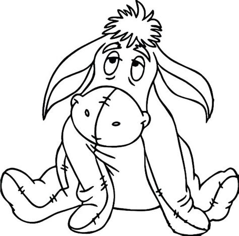 eeyore coloring page  printable coloring pages