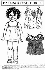 Paper Shirley Temple Dolls Coloring Color Printable Memory Vintage Own Mostlypaperdollstoo Pages Doll Paperdolls Marjorie 1934 December Wales Sewing sketch template