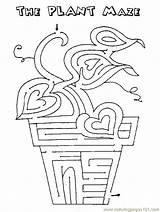 Coloring Maze Pages Mazes Printable Popular sketch template