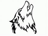 Wolf Outline Gif Cliparting Face sketch template