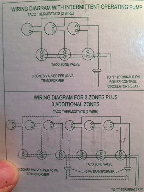 taco  zone valve wiring diagram wiring diagram
