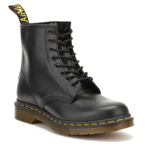 dr martens  smooth black boots millars shoe store