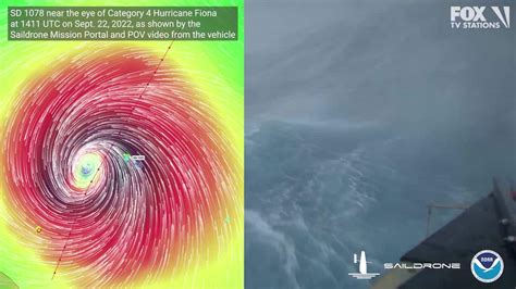hurricane fiona drone video     category  hurricane     atlantic ocean
