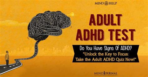 Free Adult Adhd Test Mind Help Self Assessment