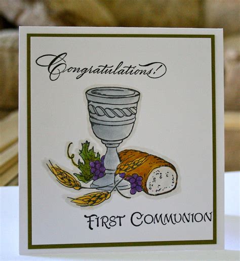 marybeths time  paper  holy communion card