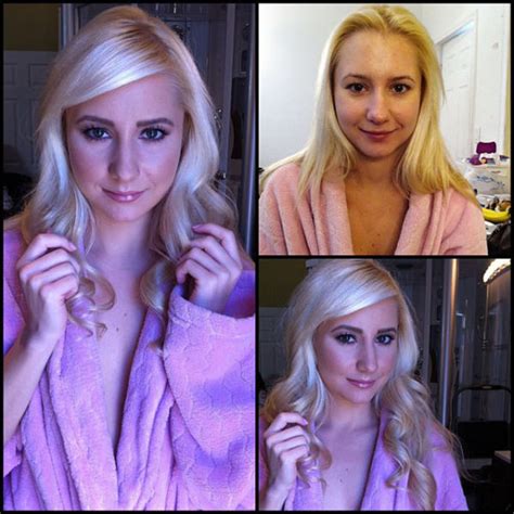 porn stars before and after make up pics