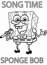 Coloring Sponge Bob Sunger Squarepants Song Say Wecoloringpage Pages sketch template
